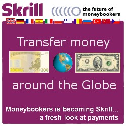 Skrill is the future of MoneyBookers. Transfer money around the Globe. MoneyBookers is becoming Skrill... a fresh look at payments.