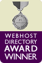 Webhost directory award winner.